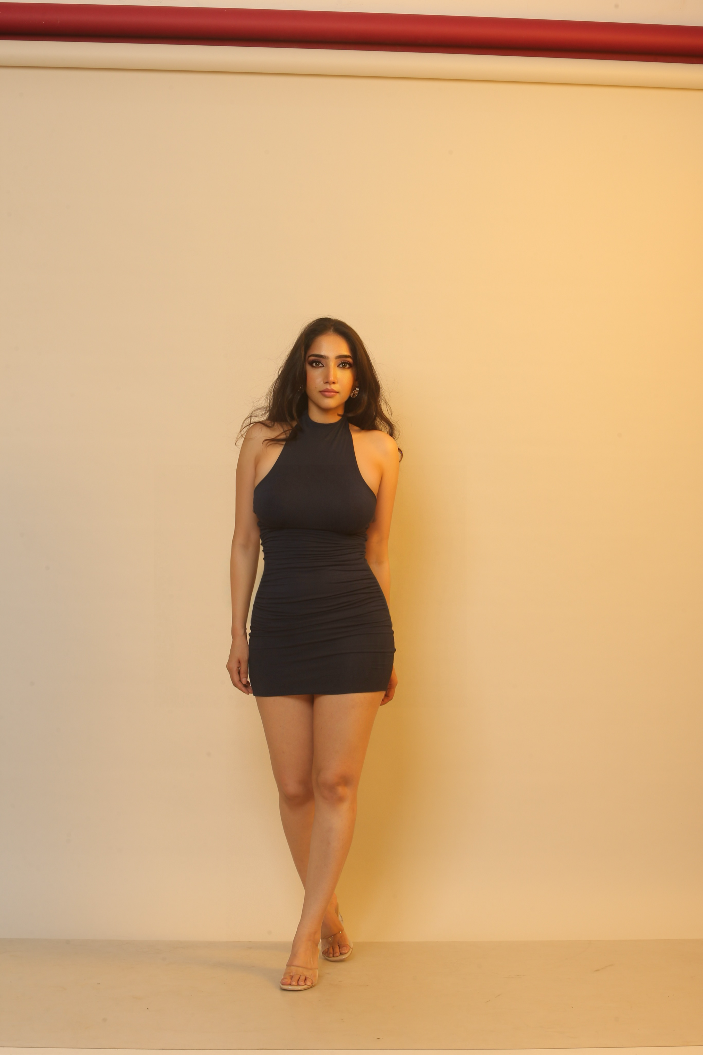 Navy blue mini