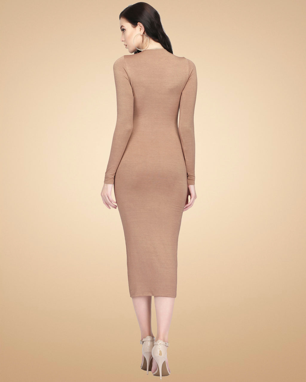 SIRENA DRESS BROWN