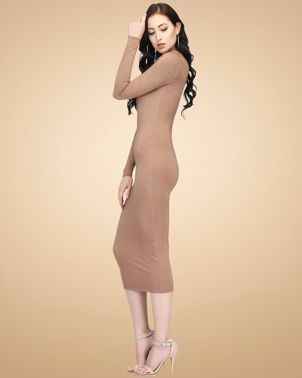 SIRENA DRESS BROWN