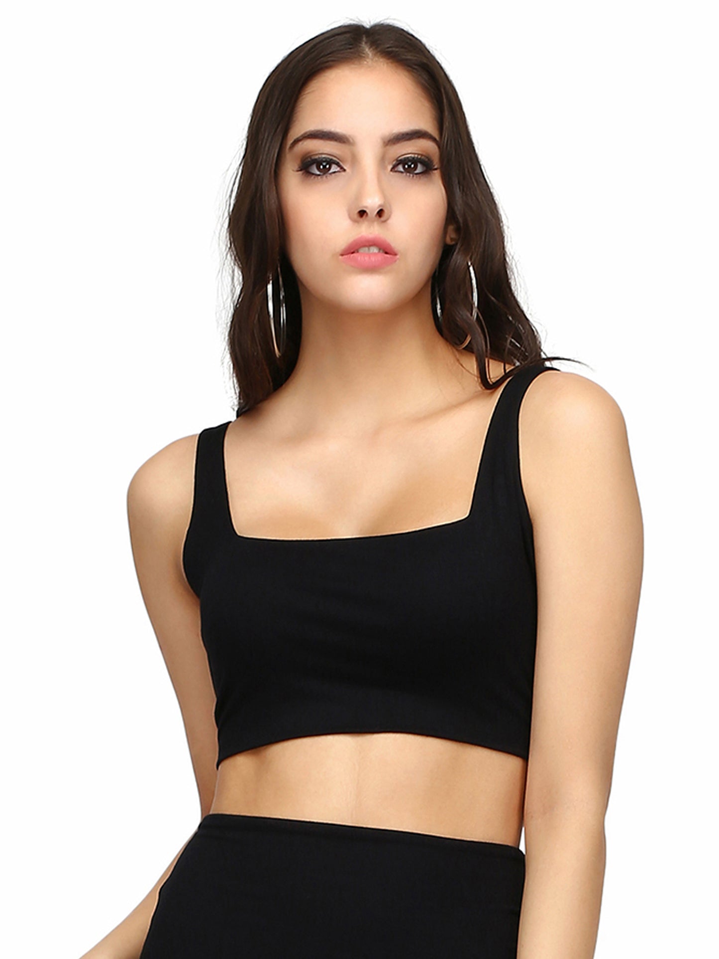 Black crop top